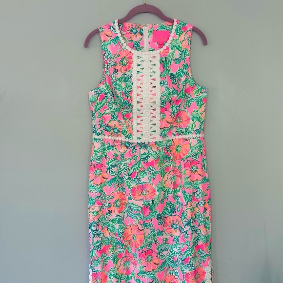 Lilly Pulitzer Pink and Green Floral Maxi Dress - Picture 12 of 15